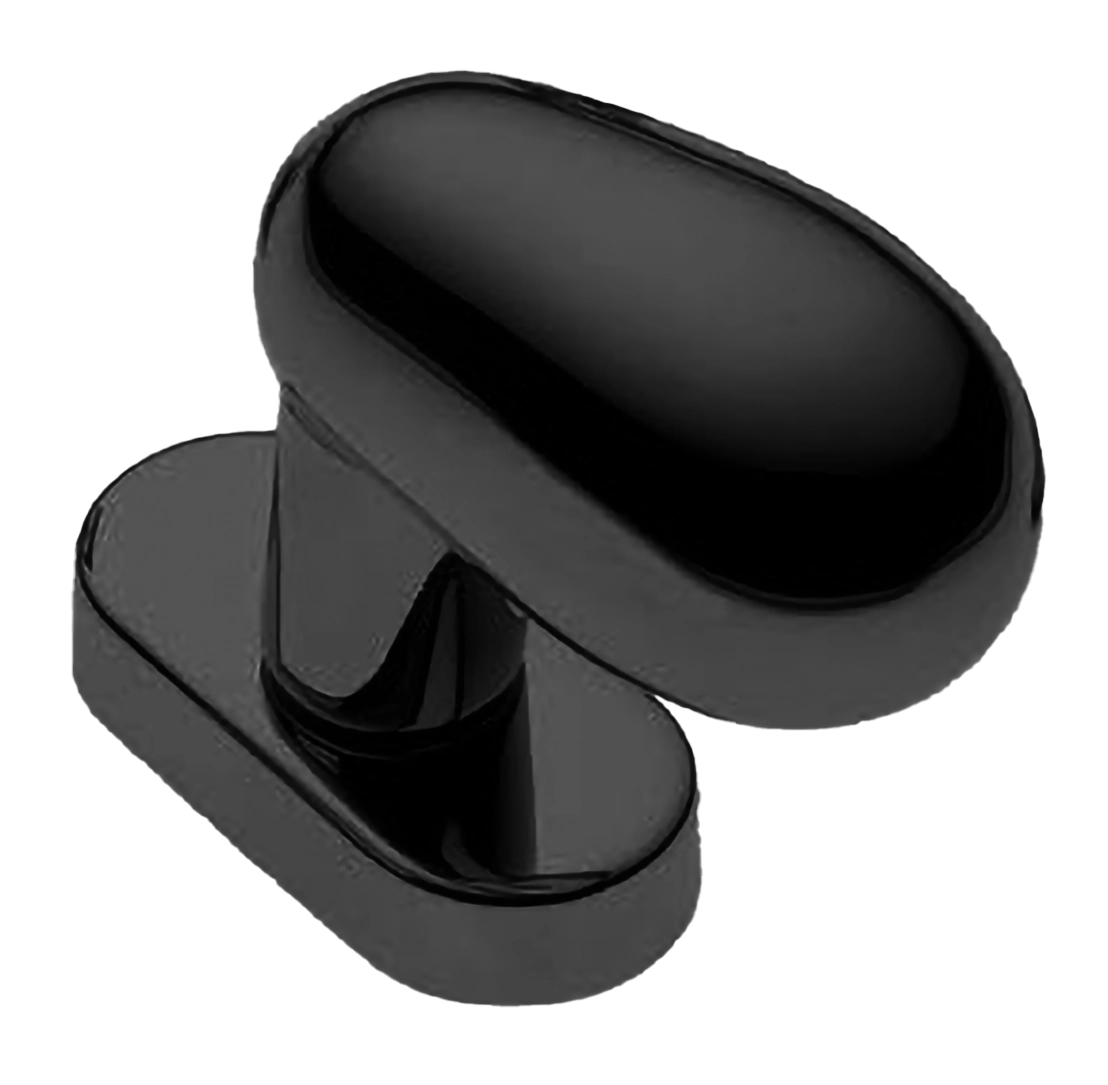 Ручка оконная UOVO W1 NERO, цвет - черный фото купить Новосибирск