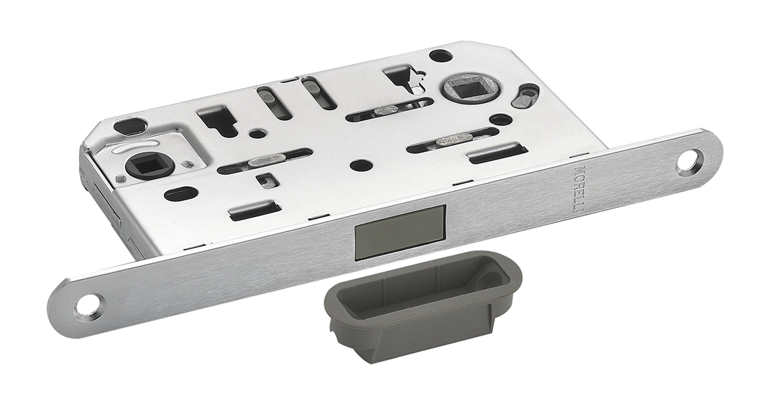 Защелка межкомнатная M1895 SSC магнитная, сантехническая, цвет суперматовый хром фото 2 Защелка межкомнатная M1895 SSC магнитная, сантехническая, цвет суперматовый хром фото купить в Новосибирске