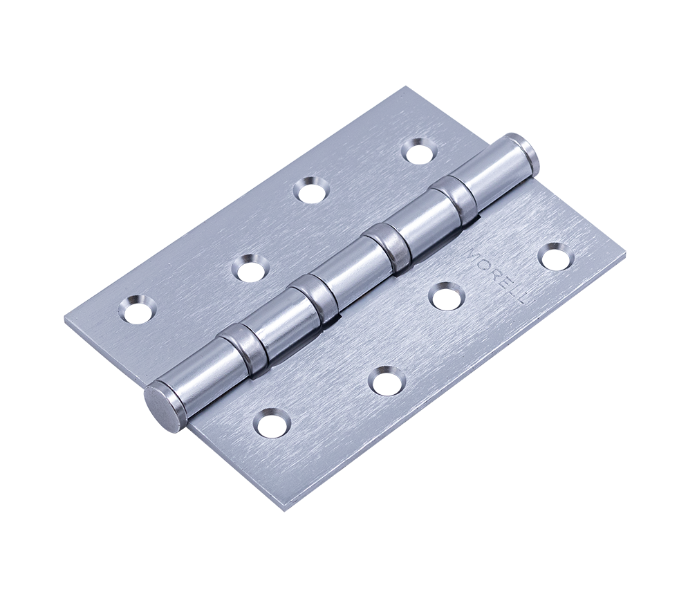 Петля карточная универсальная MSN 100X70X2.5-4BB SSC с подшипником стальная, врезная, цвет суперматовый хром, сталь фото купить в Новосибирске