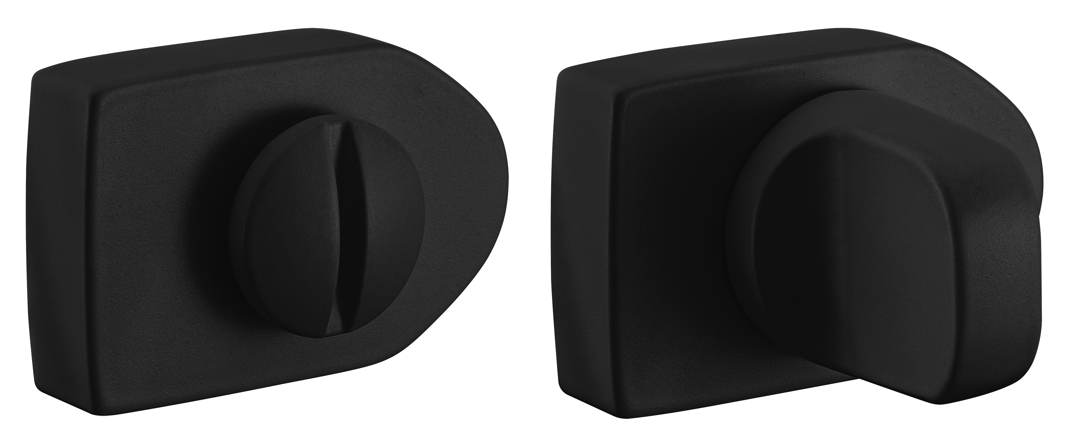 Завертка сантехническая LUX-WC-SH NERO-ST цвет - черный soft-touch фото купить Новосибирск