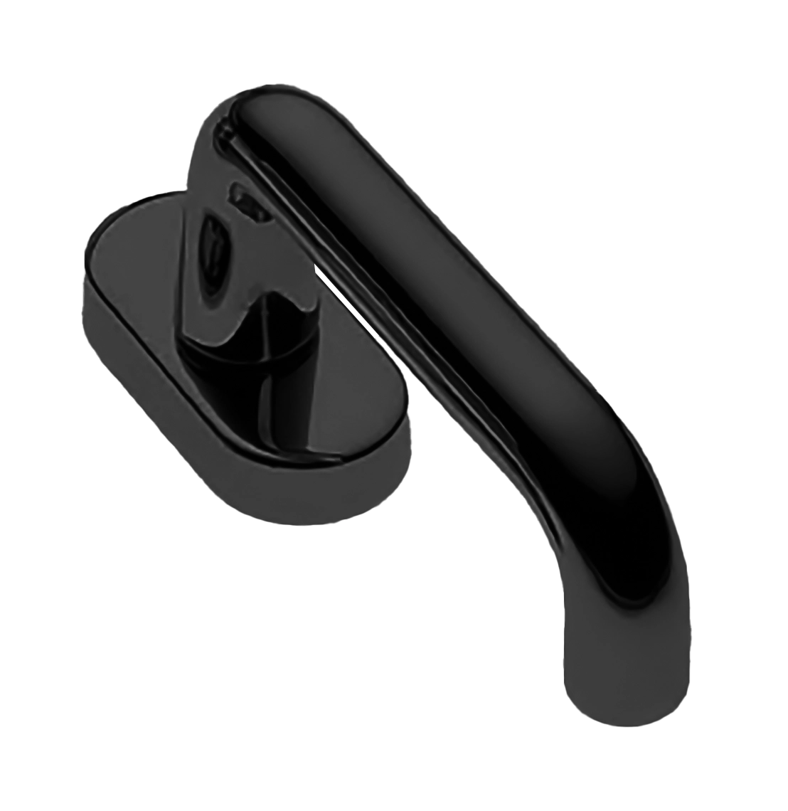 Ручка оконная IRIS W1 NERO, цвет - черный фото купить Новосибирск