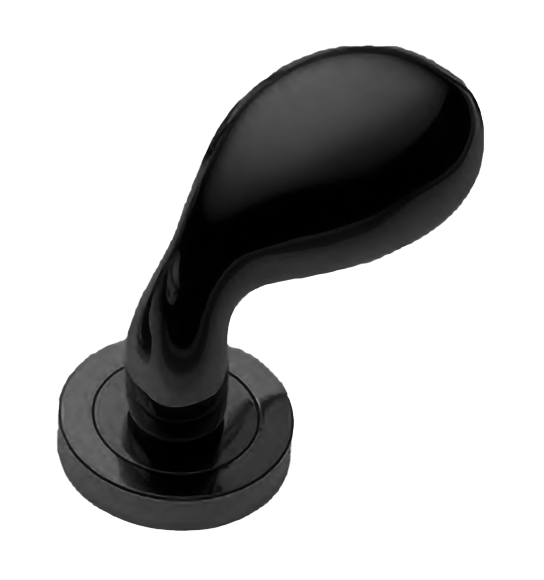 Ручка дверная AIR-2 R2 NERO раздельная на круглой розетке, цвет - черный фото 1 Ручка дверная AIR-2 R2 NERO раздельная на круглой розетке, цвет - черный фото купить Новосибирск