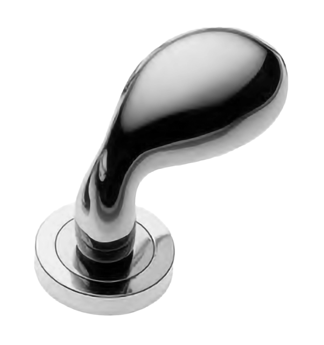 Ручка дверная AIR-2 R2 CRO раздельная на круглой розетке, цвет - хром фото 1 Ручка дверная AIR-2 R2 CRO раздельная на круглой розетке, цвет - хром фото купить Новосибирск