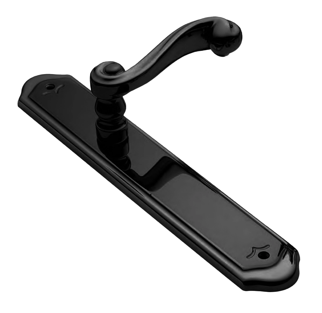 Ручка на планке PLAZA PL NERO, цвет - черный фото 1 Ручка на планке PLAZA PL NERO, цвет - черный фото купить Новосибирск