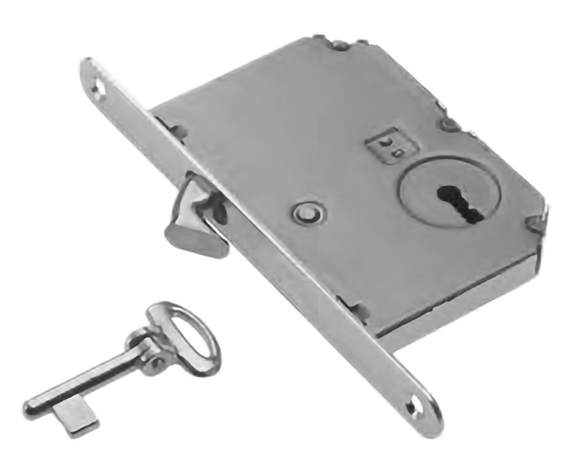 Замок с ключом буратино ART.SR2 CRO для раздвижной двери, цвет - хром фото купить Новосибирск