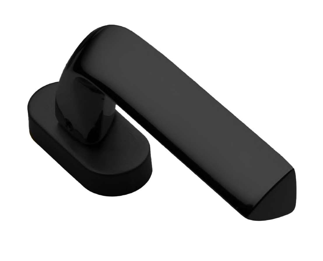 Ручка оконная MATRIX W1 NERO, цвет - черный фото 1 Ручка оконная MATRIX W1 NERO, цвет - черный фото купить Новосибирск