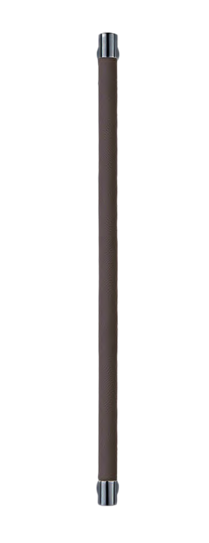 Ручка-скоба HIDE LEATHER PH/A NERO/GRAFITE, цвет - черный/графит фото купить Новосибирск