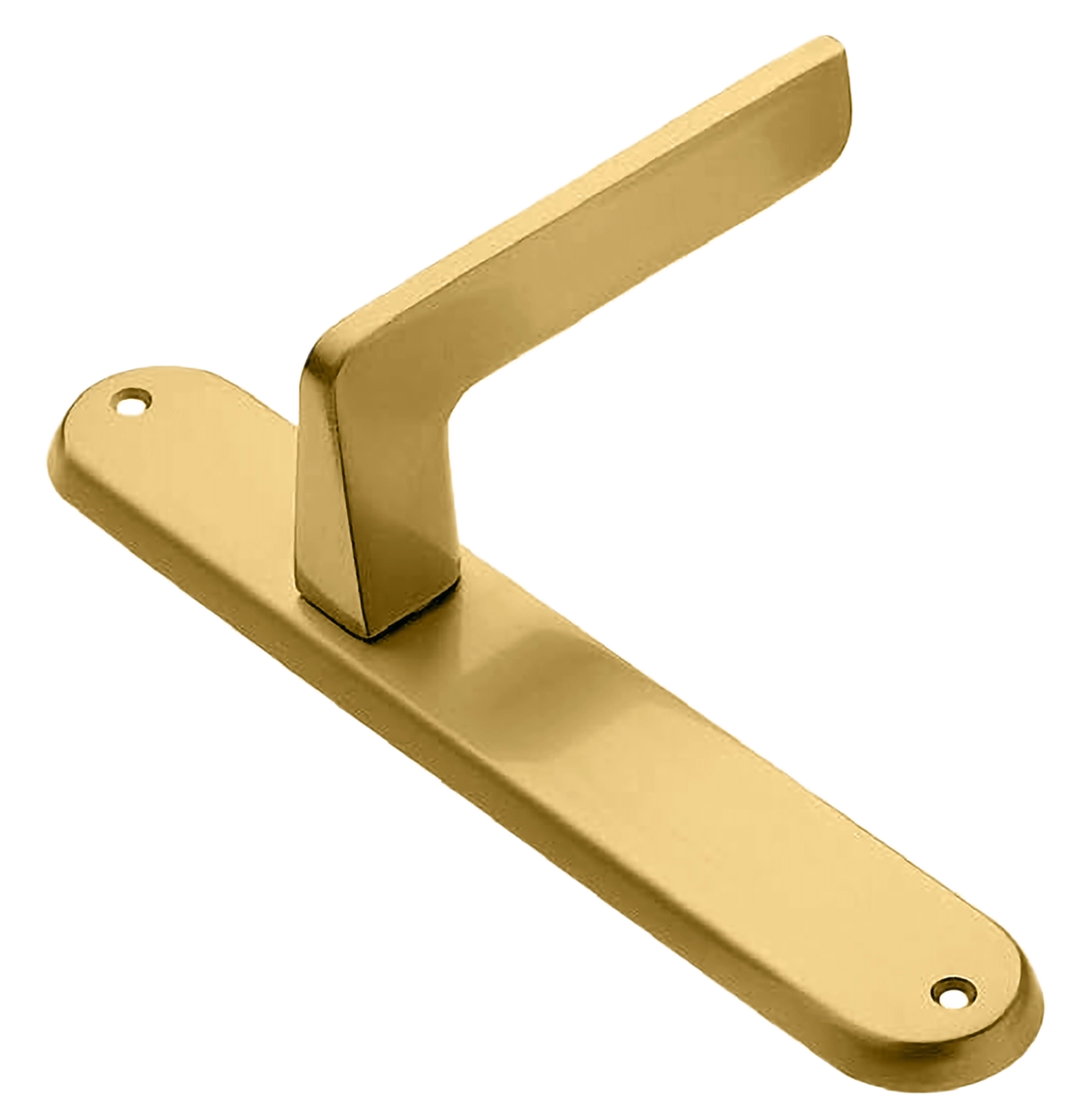 Ручка дверная на планке ROCK PL OSA, цвет матовое золото, латунь фото купить в Новосибирске