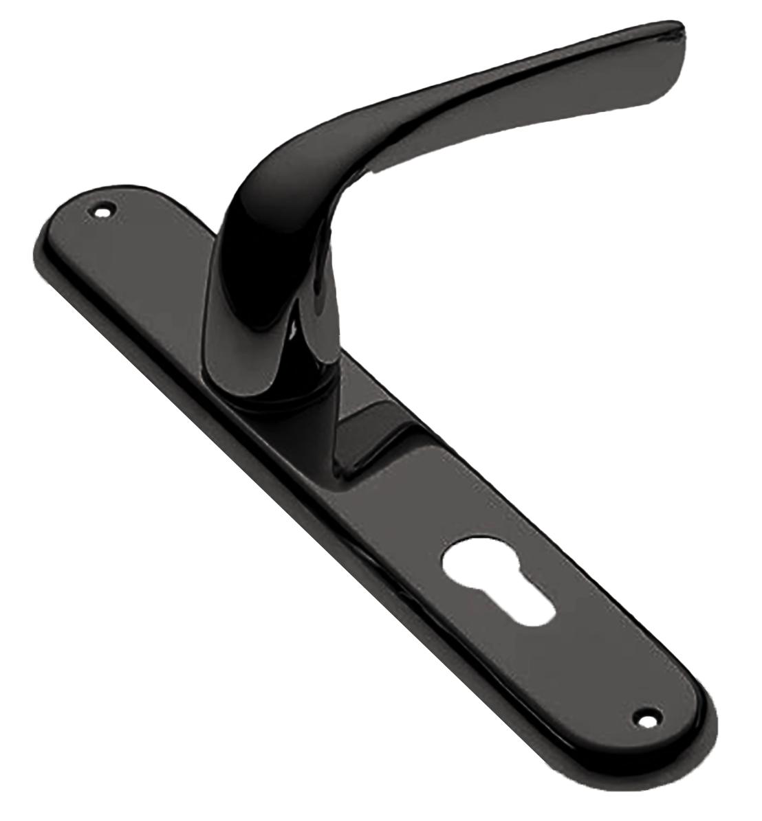 Ручка дверная на планке LE MANS PL NIN, цвет черный никель, латунь фото купить в Новосибирске