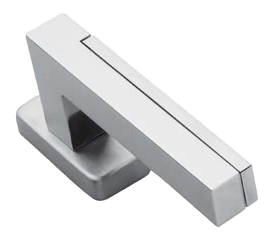 Ручка оконная ISLAND W1 CRO на прямоугольной розетке, цвет хром, латунь фото купить в Новосибирске