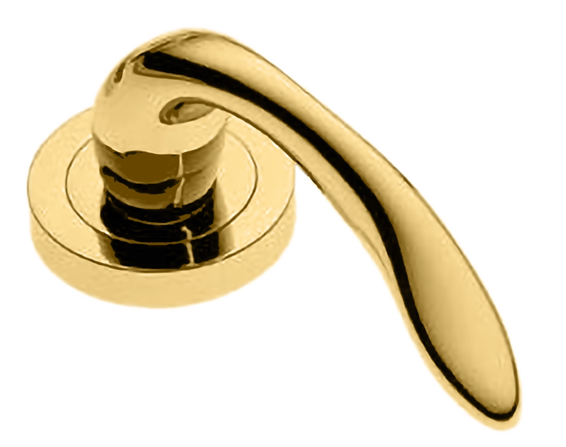 Ручка оконная LEON W1 OTL, цвет - золото фото купить в Новосибирске