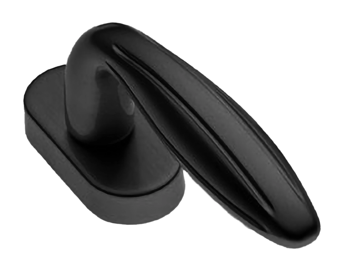 Ручка оконная BUD W1 NERO, цвет - черный фото купить в Новосибирске