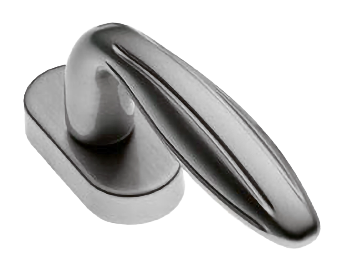 Ручка оконная BUD W1 CSA, цвет - матовый хром фото купить в Новосибирске