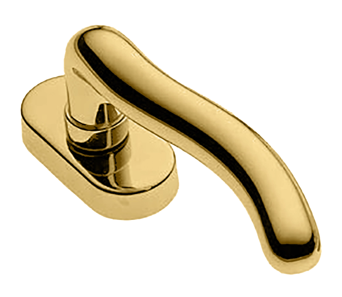 Ручка оконная SNAKE W1 OTL, цвет - золото фото купить в Новосибирске