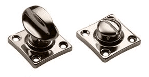 LUX-WC-RIVA NIK, завертка сантехническая на квадратной розетке для ручки RIVA, цвет - никель фото купить в Новосибирске