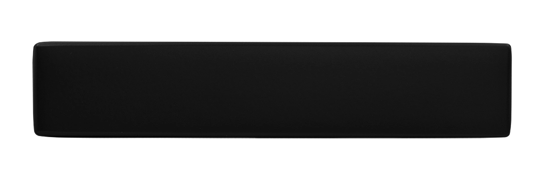 Ручка дверная SHUTTLE NERO-ST цвет черный soft-touch, ЦАМ фото купить в Новосибирске