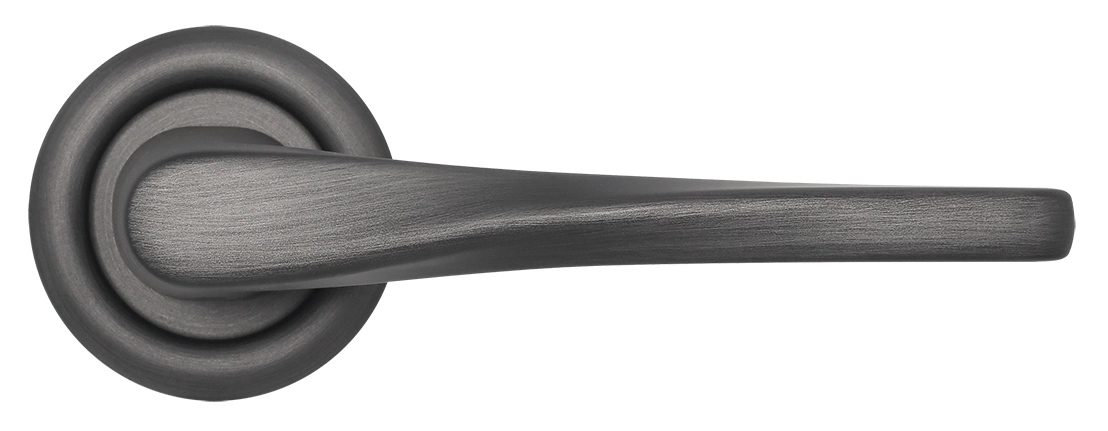 Ручка дверная THE OLYMPICS R7 SST на круглой розетке, цвет Летняя гроза/Summer Storm фото купить в Новосибирске