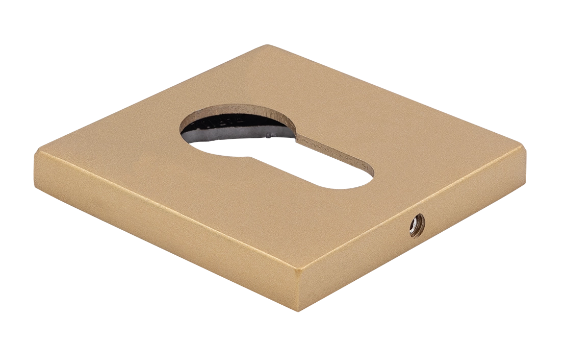 Накладка на замок MH-KH-S6 FTG под евроцилиндр, цвет матовое итальянское золото фото купить Новосибирск