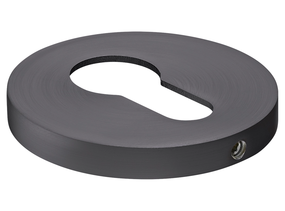 Накладка на замок MH-KH-R6 GR на круглой розетке, цвет матовый графит фото купить Новосибирск