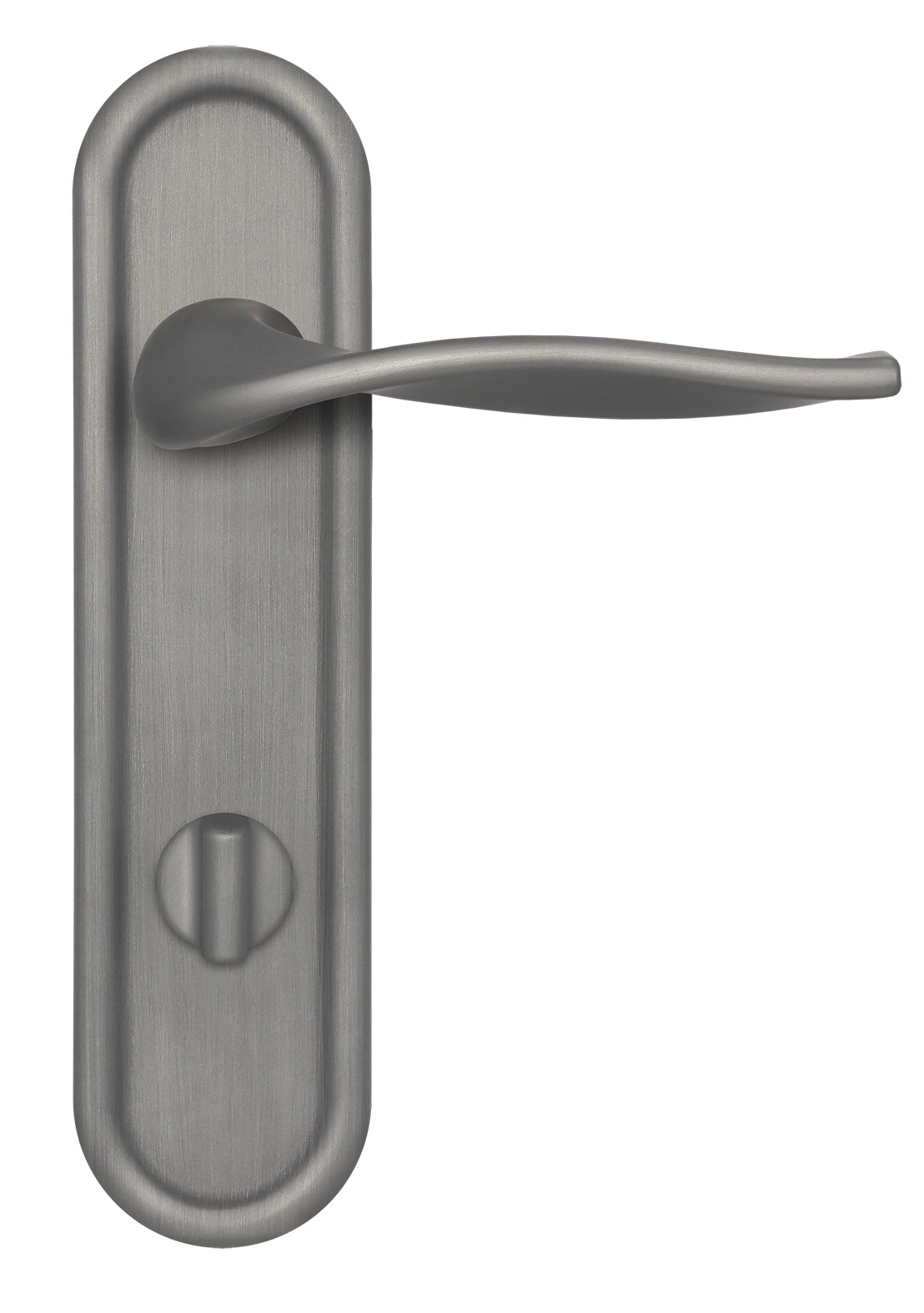 Ручка дверная SKYSCRAPER PLR WC WF на планке под сантехническую завертку, цвет Зимняя стужа/Winter Frost фото купить в Новосибирске