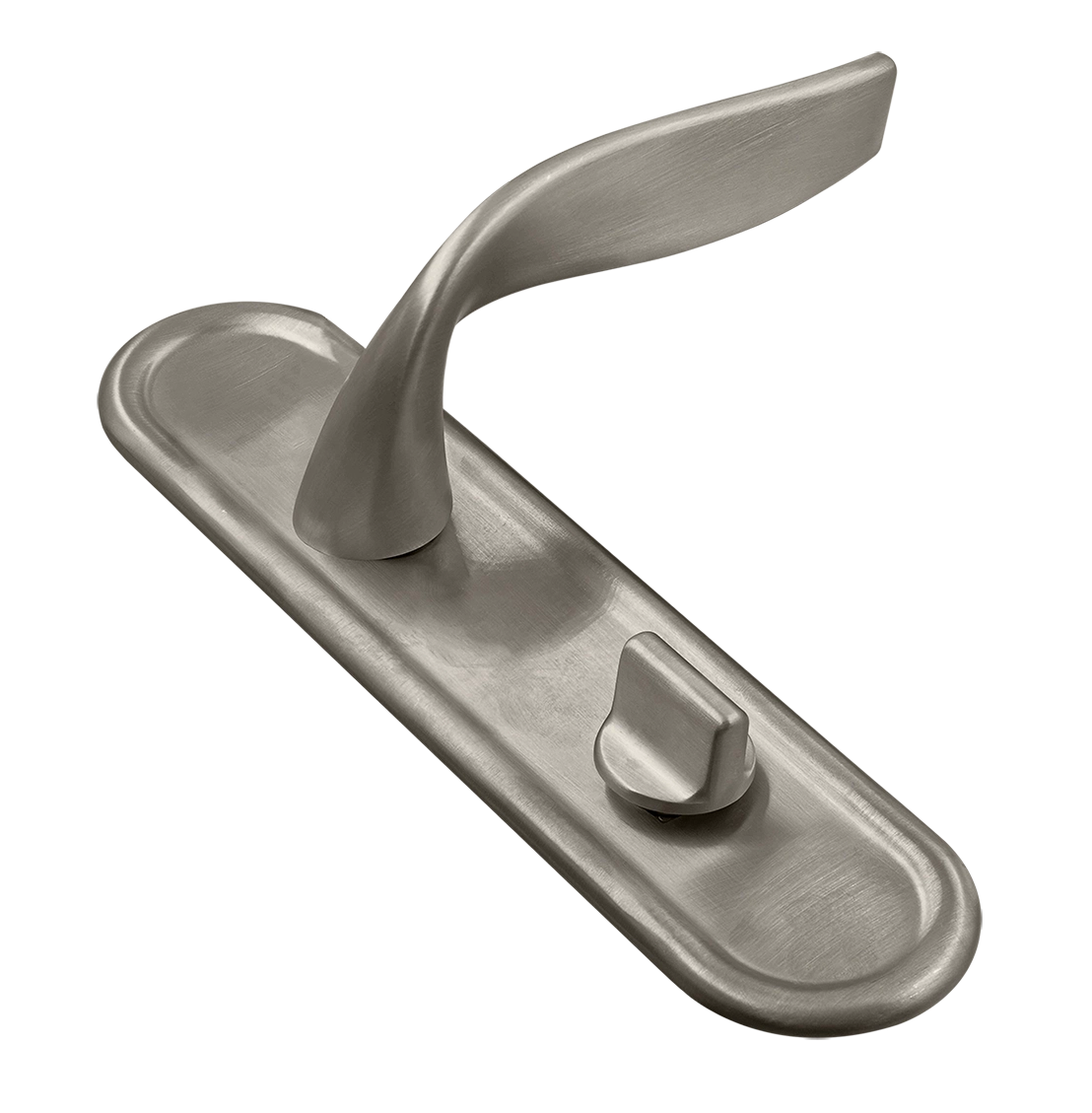 Ручка дверная SKYSCRAPER PLR WC SMI на планке под сантехническую завертку, цвет Весенняя дымка/Spring Mist фото купить Новосибирск