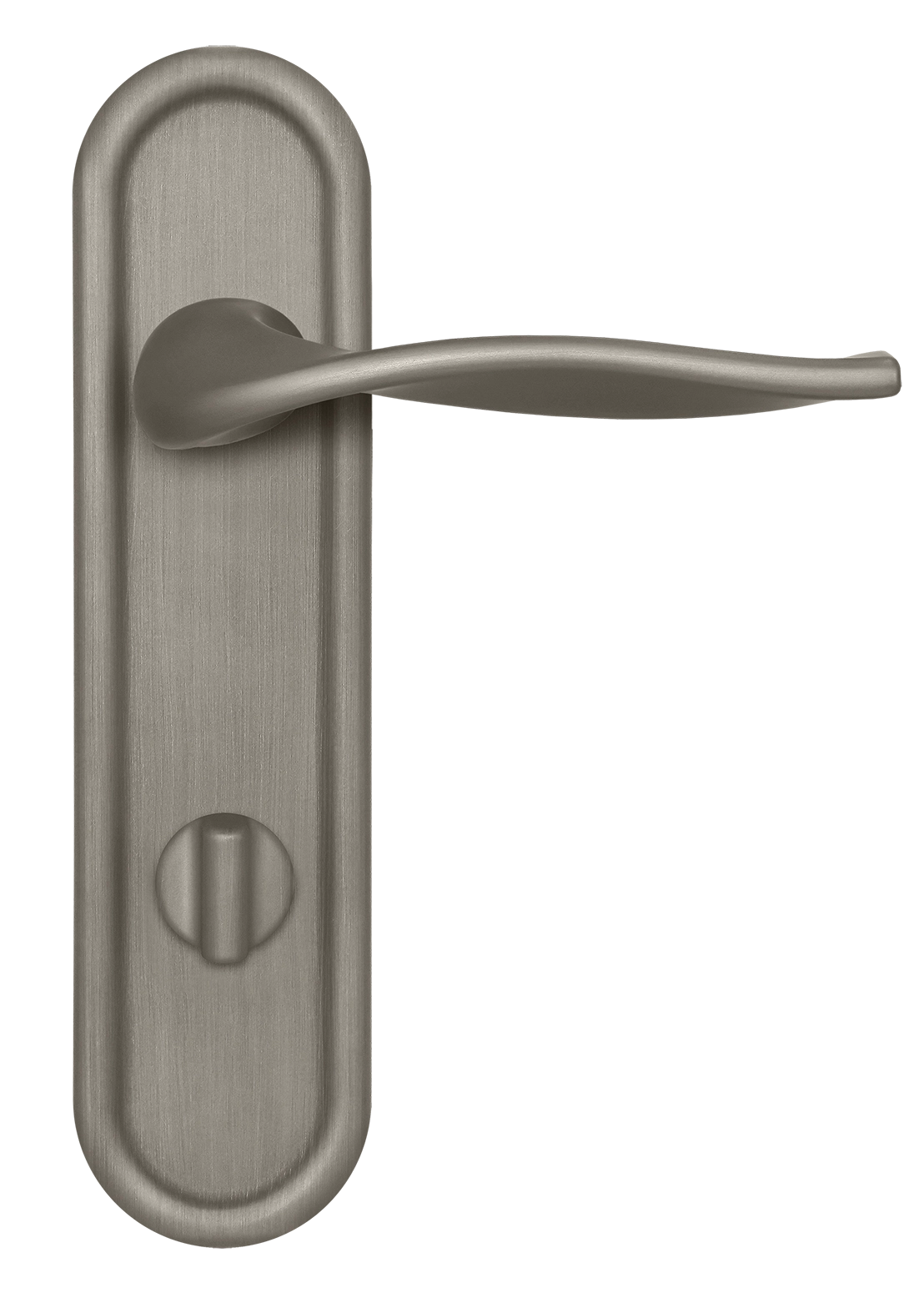 Ручка дверная SKYSCRAPER PLR WC SMI на планке под сантехническую завертку, цвет Весенняя дымка/Spring Mist фото купить в Новосибирске