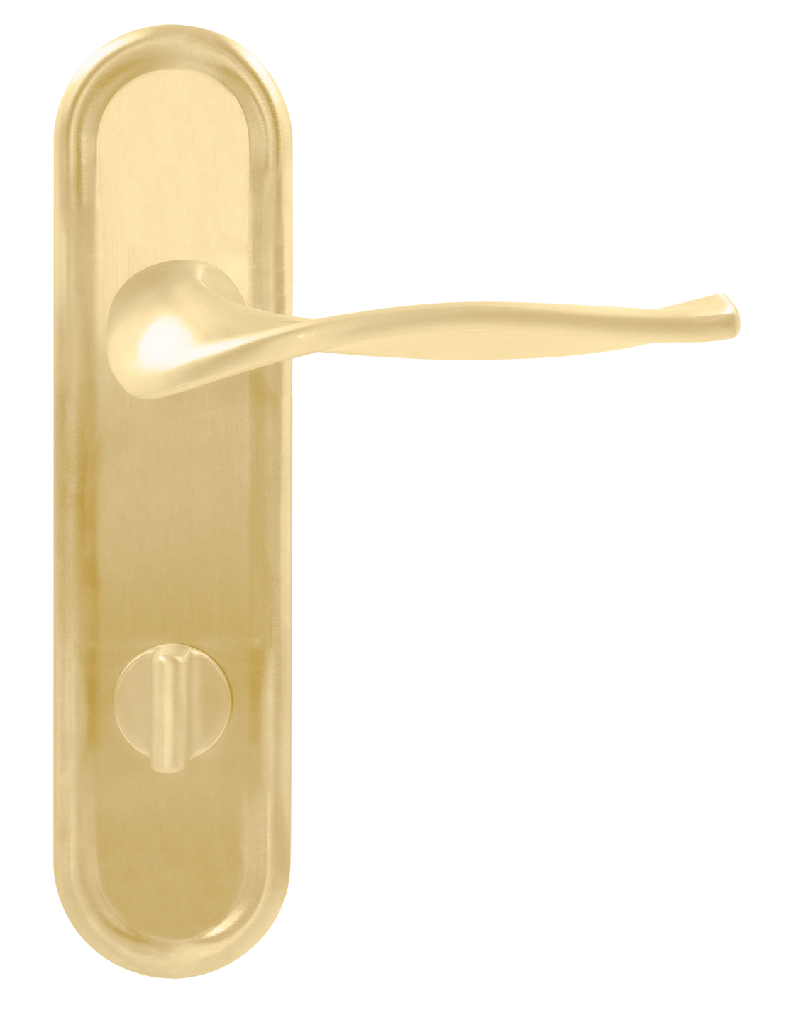 Ручка дверная SKYSCRAPER PLR WC AH на планке под сантехническую завертку, цвет Осенний мёд/Autumn Honey фото купить в Новосибирске