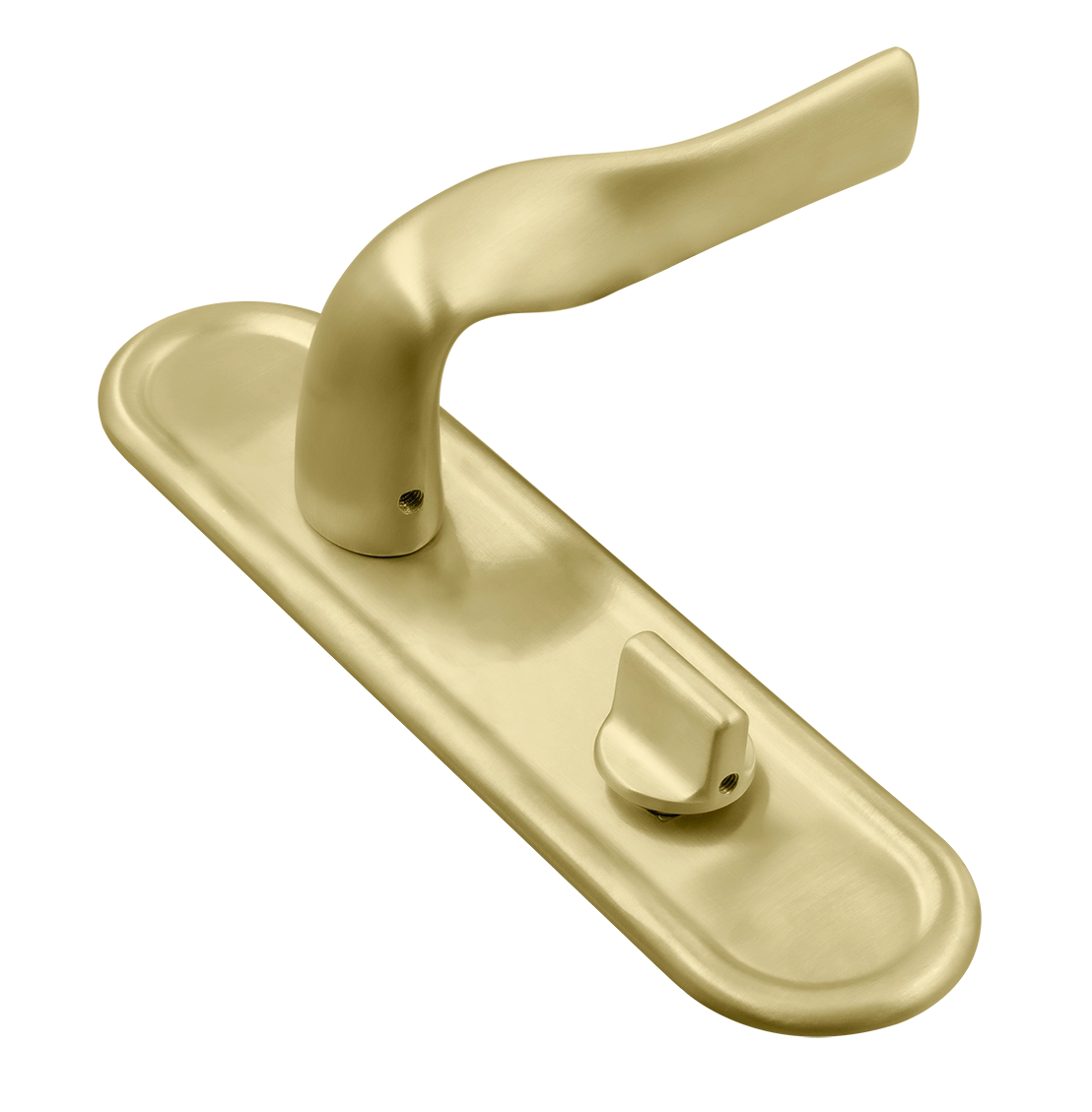 Ручка дверная LVB PLR WC AH на планке под сантехническую завертку, цвет Осенний мёд/Autumn Honey фото купить Новосибирск