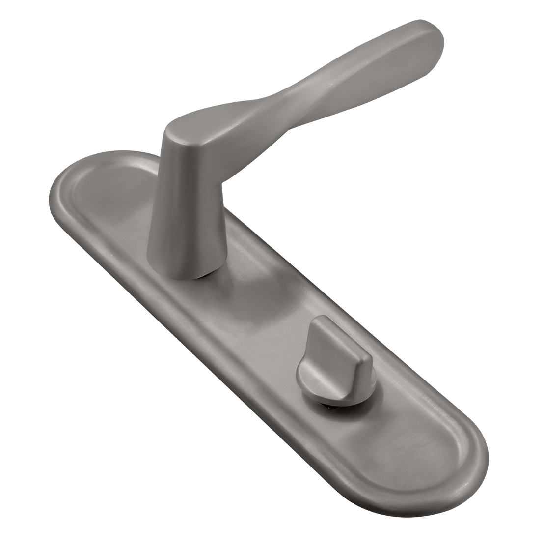 Ручка дверная THE OLYMPICS PLR WC WF на планке под сантехническую завертку, цвет Зимняя стужа/Winter Frost фото купить Новосибирск