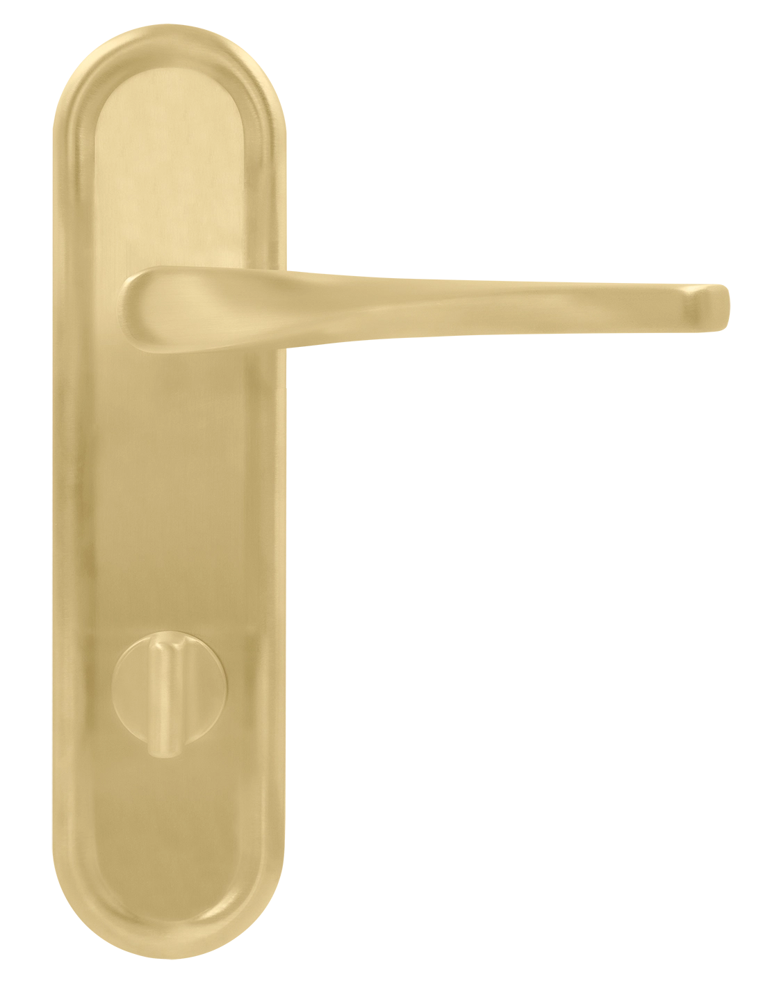 Ручка дверная THE OLYMPICS PLR WC AH на планке под сантехническую завертку, цвет Осенний мёд/Autumn Honey фото купить в Новосибирске