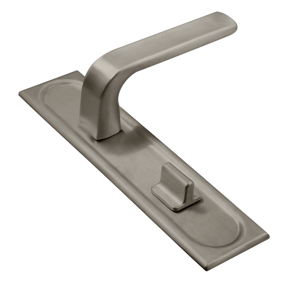 Ручка дверная THE BUS STATION PLS WC SMI на планке под сантехническую завертку, цвет Весенняя дымка/Spring Mist фото купить Новосибирск