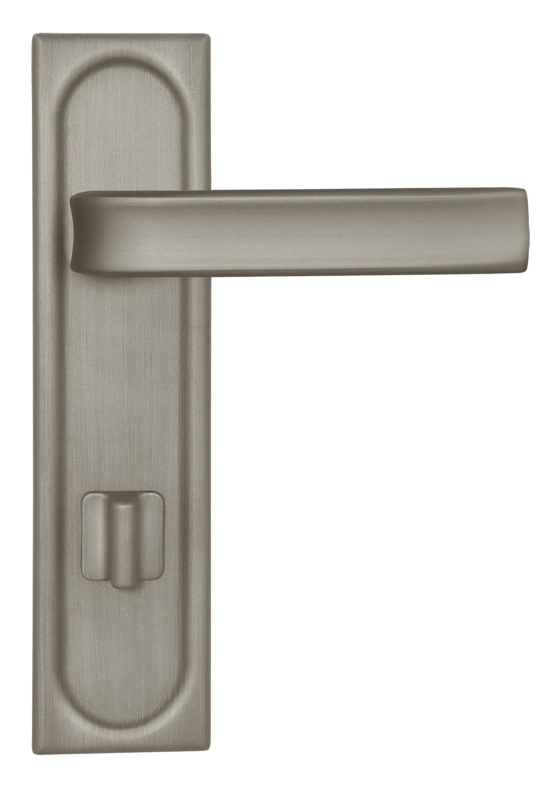 Ручка дверная THE BUS STATION PLS WC SMI на планке под сантехническую завертку, цвет Весенняя дымка/Spring Mist фото купить в Новосибирске