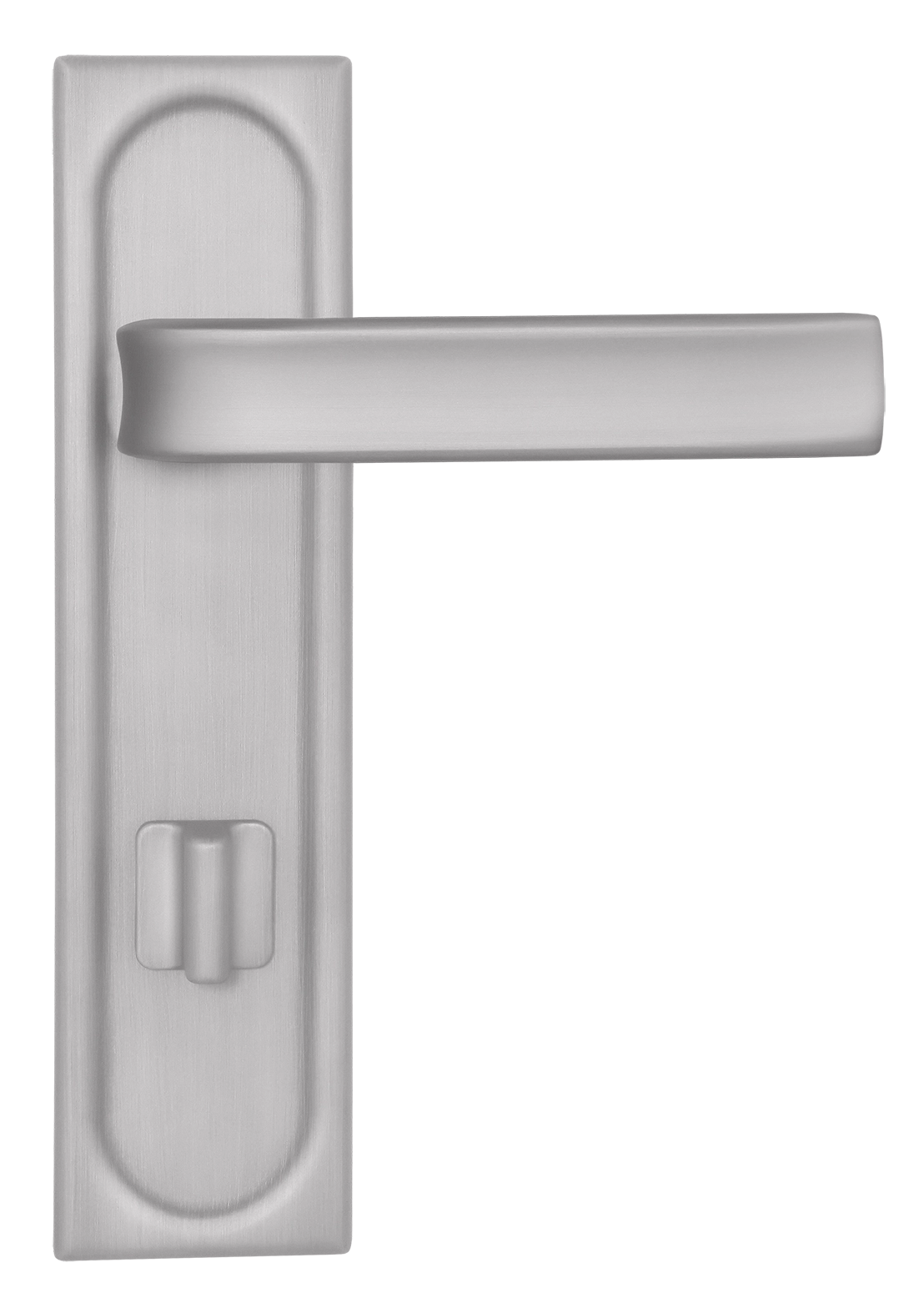 Ручка дверная THE BUS STATION PLS WC SSW на планке под сантехническую завертку, цвет Стокгольмский снегопад/Stockholm Snowfall фото купить в Новосибирске