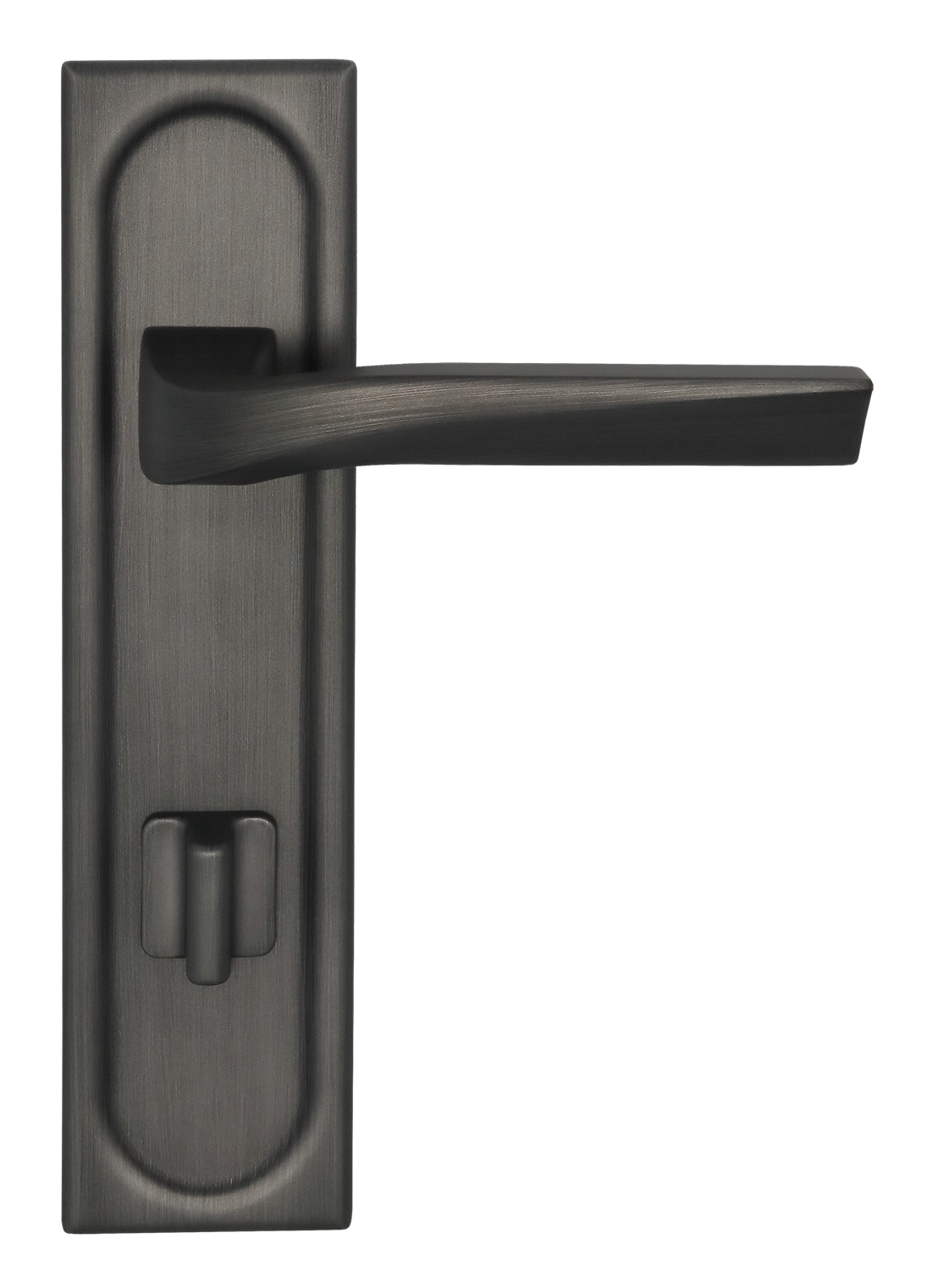 Ручка дверная WD CONCERT HALL PLS WC SST на планке под сантехническую завертку, цвет Летняя гроза/Summer Storm фото фурнитура Новосибирск