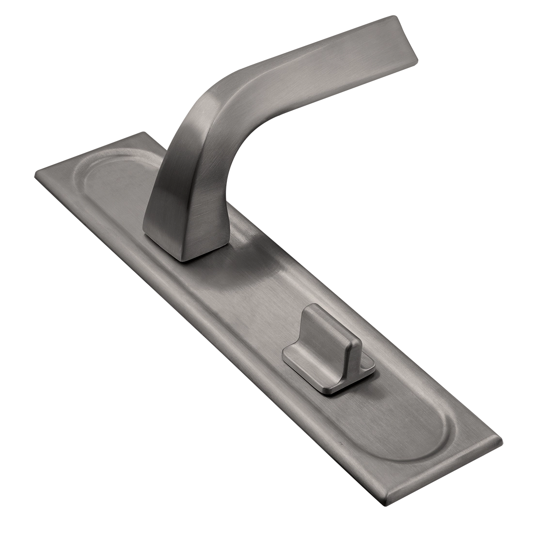 Ручка дверная WD CONCERT HALL PLS WC WF на планке под сантехническую завертку, цвет Зимняя стужа/Winter Frost фото купить Новосибирск