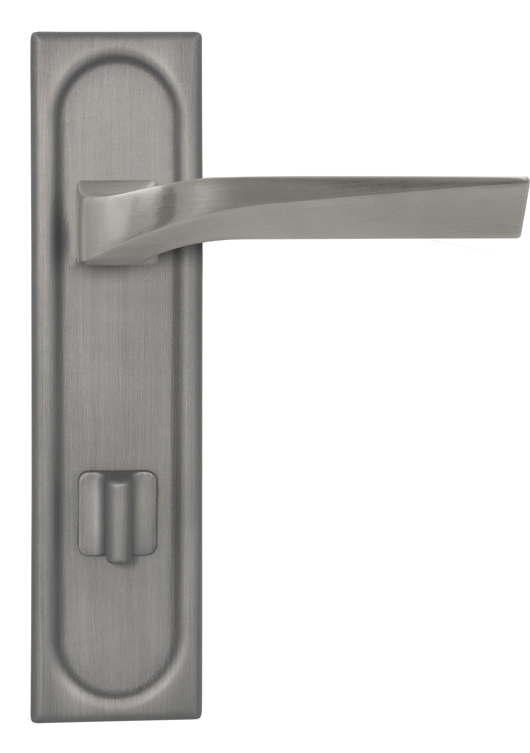 Ручка дверная WD CONCERT HALL PLS WC WF на планке под сантехническую завертку, цвет Зимняя стужа/Winter Frost фото купить в Новосибирске