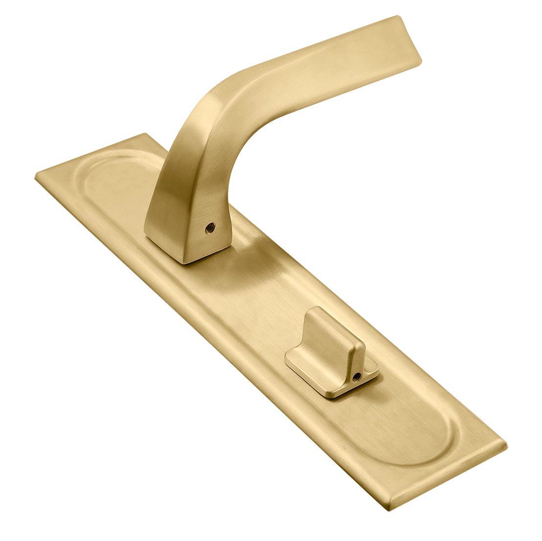 Ручка дверная WD CONCERT HALL PLS WC AH на планке под сантехническую завертку, цвет Осенний мёд/Autumn Honey фото купить Новосибирск