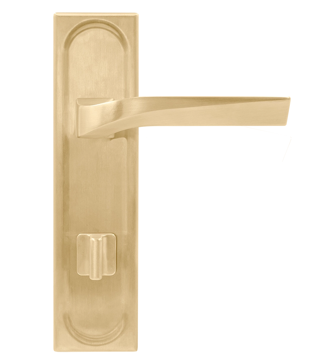 Ручка дверная WD CONCERT HALL PLS WC AH на планке под сантехническую завертку, цвет Осенний мёд/Autumn Honey фото купить в Новосибирске