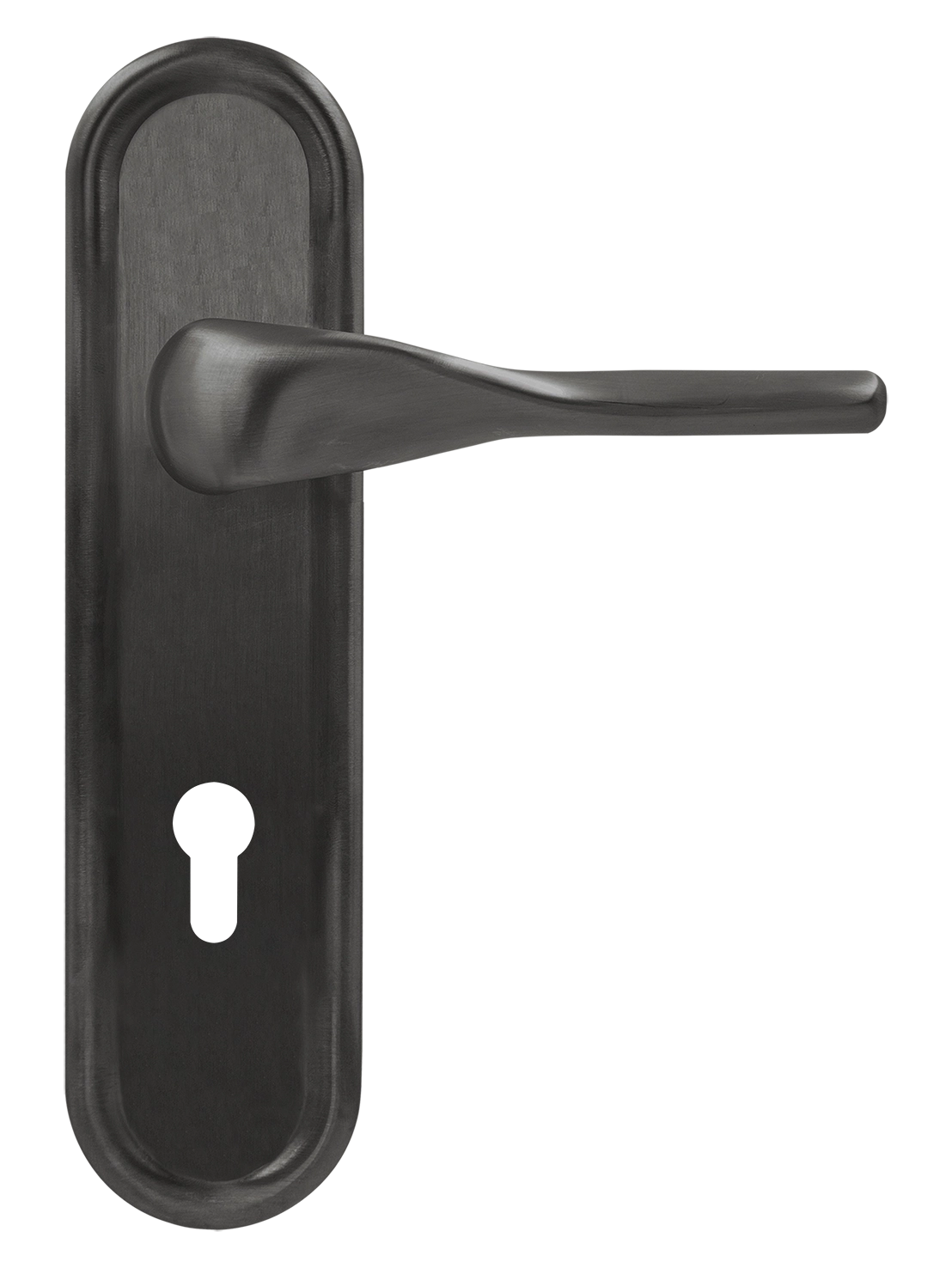 Ручка дверная LVB PLR KH SST на планке под ключевой цилиндр, цвет Летняя гроза/Summer Storm фото купить Новосибирск