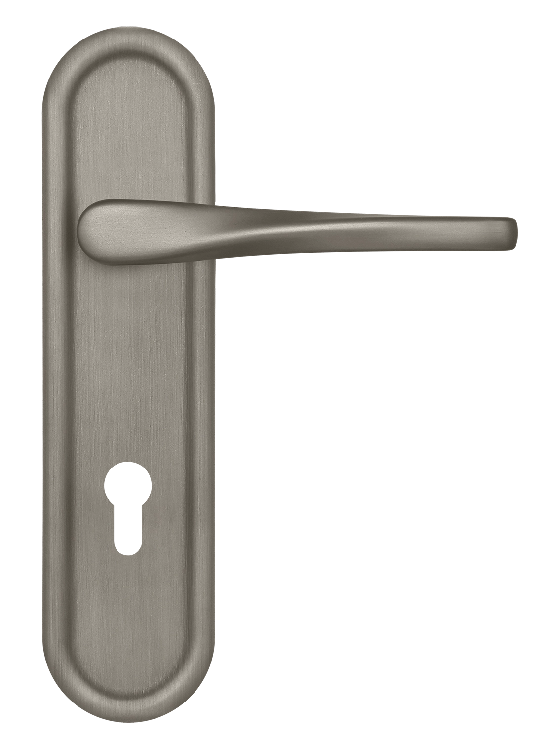 Ручка дверная THE OLYMPICS PLR KH SMI на планке под ключевой цилиндр, цвет Весенняя дымка/Spring Mist фото купить Новосибирск