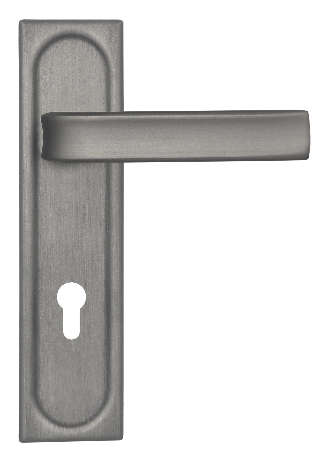 Ручка дверная THE BUS STATION PLS KH WF на планке под ключевой цилиндр, цвет Зимняя стужа/Winter Frost фото купить Новосибирск