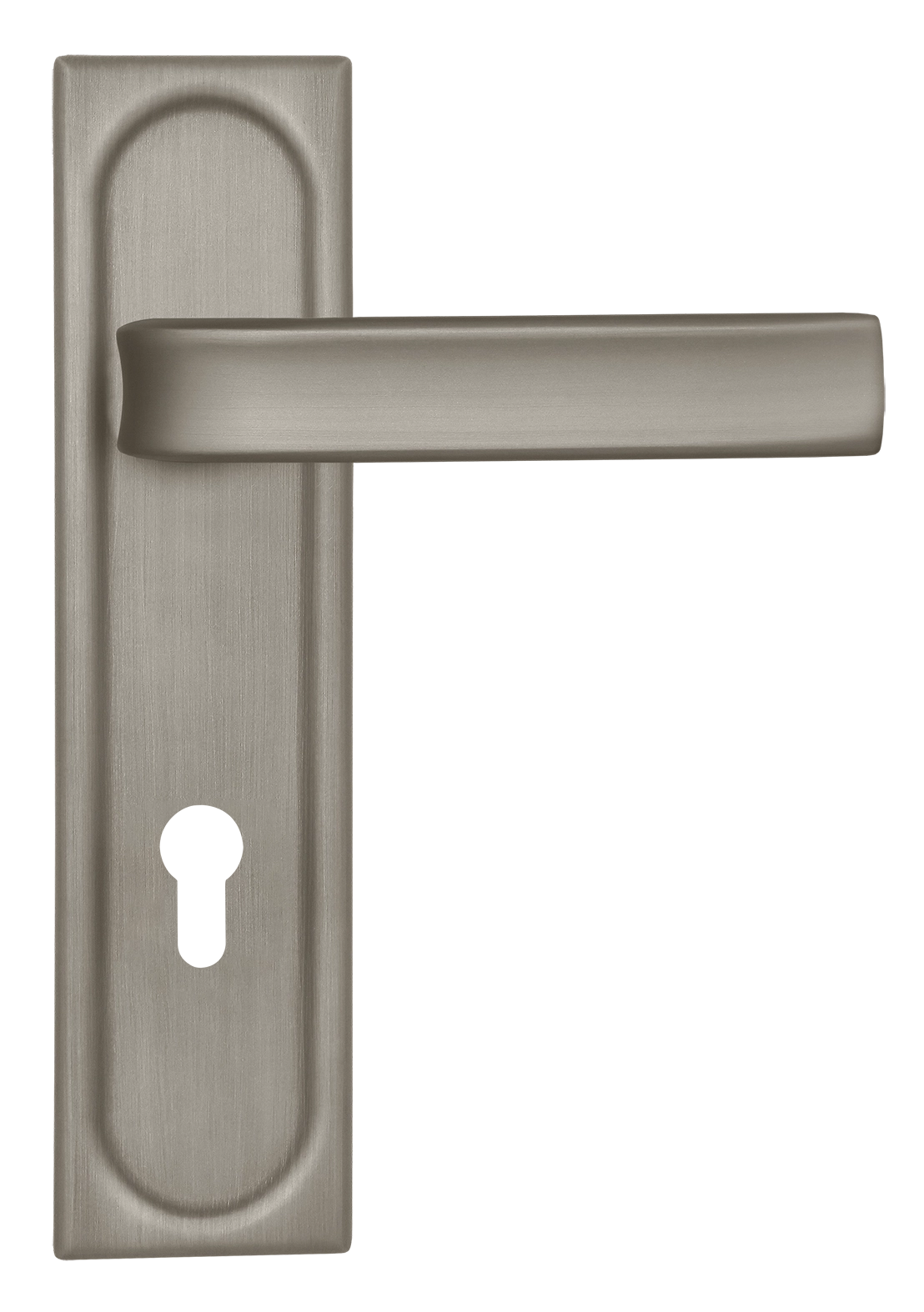 Ручка дверная THE BUS STATION PLS KH SMI на планке под ключевой цилиндр, цвет Весенняя дымка/Spring Mist фото купить Новосибирск