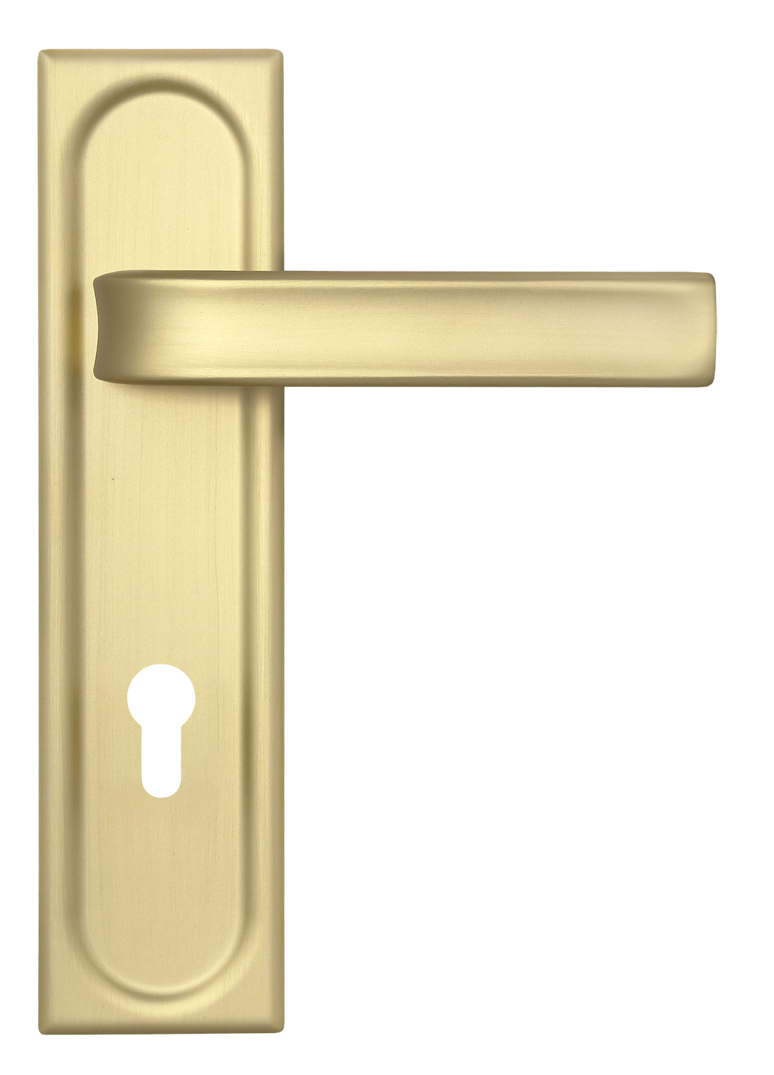 Ручка дверная THE BUS STATION PLS KH AH на планке под ключевой цилиндр, цвет Весенняя дымка/Spring Mist фото купить Новосибирск