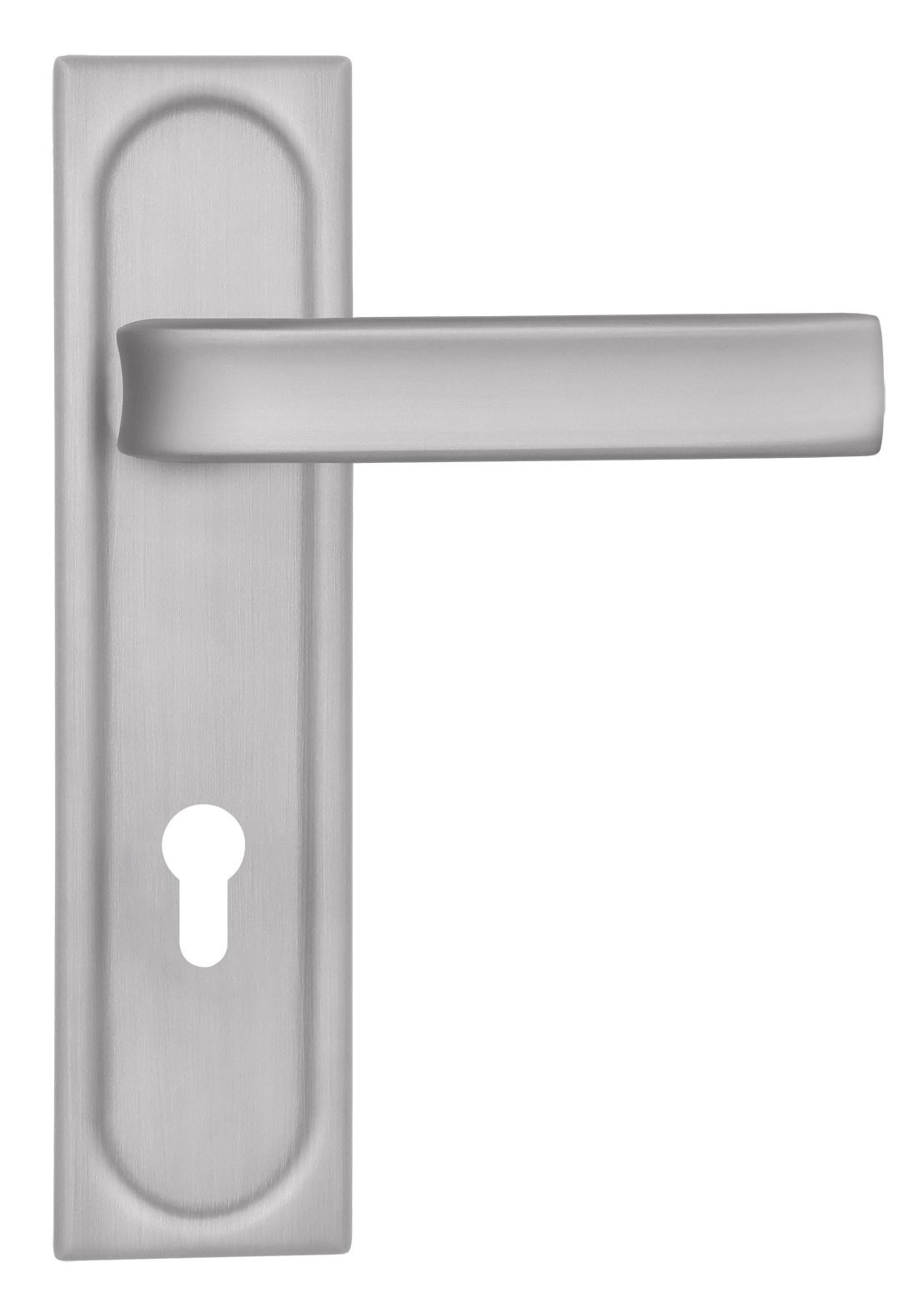 Ручка дверная THE BUS STATION PLS KH SSW на планке под ключевой цилиндр, цвет Стокгольмский снегопад/Stockholm Snowfall фото купить Новосибирск