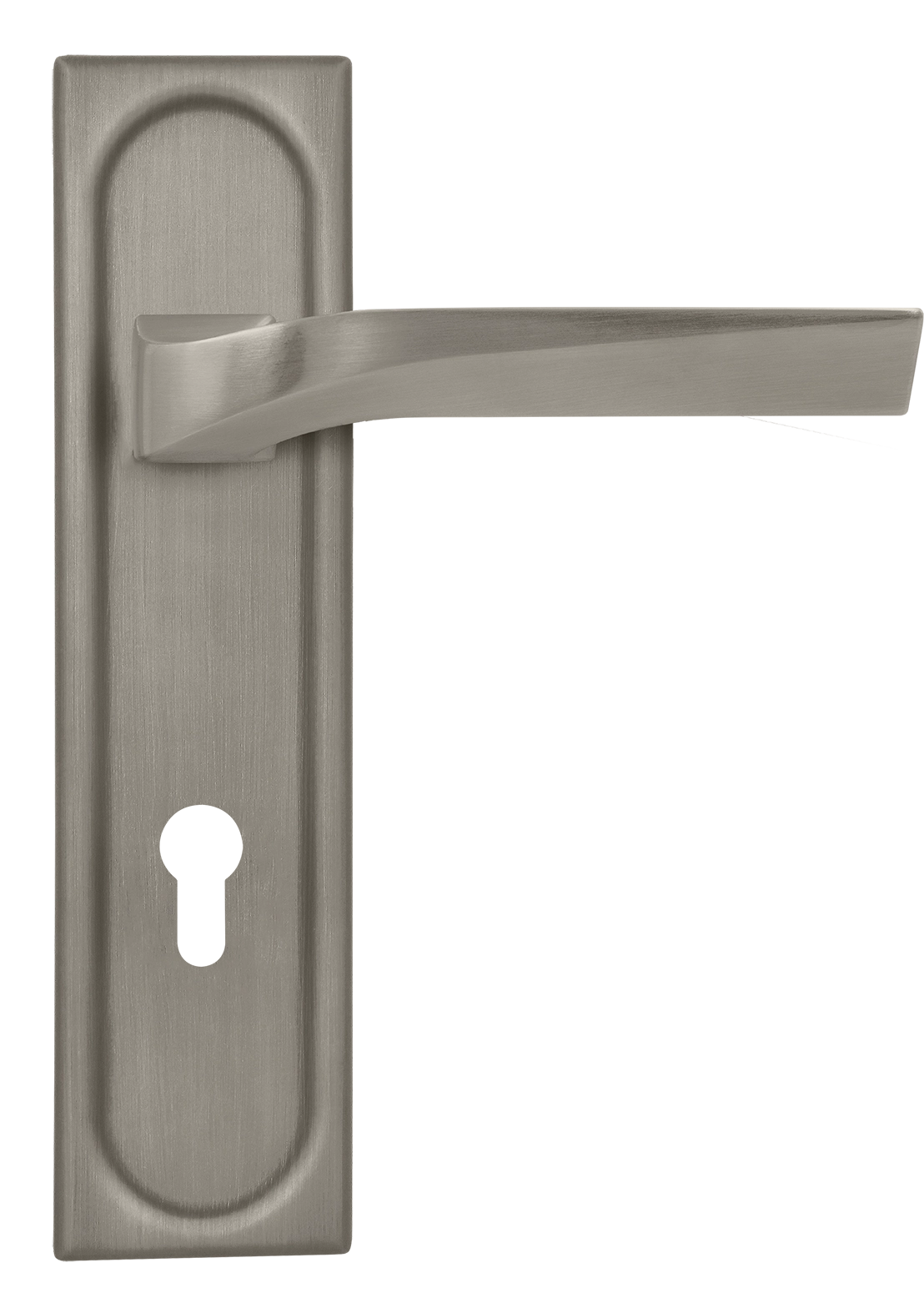 Ручка дверная WD CONCERT HALL PLS KH SMI на планке под ключевой цилиндр, цвет Весенняя дымка/Spring Mist фото купить Новосибирск