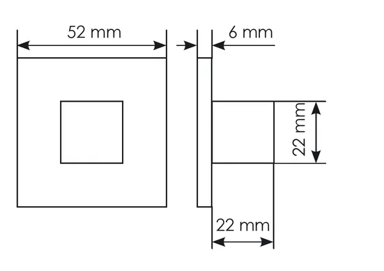 Комплект дверных ручек MH-54-S6 BL с заверткой MH-WC-S6 BL + замок M1895 BL, цвет черный фото дверная фурнитура Новосибирск