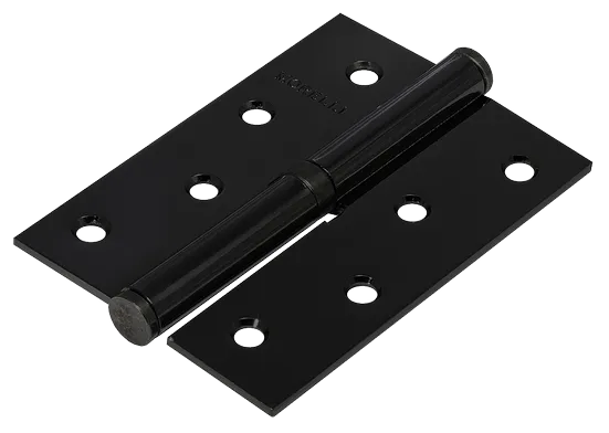 Петля карточная разъемная MSND 100X70X2.5 BL L с подшипником стальная левая, врезная цвет черный фото купить Новосибирск