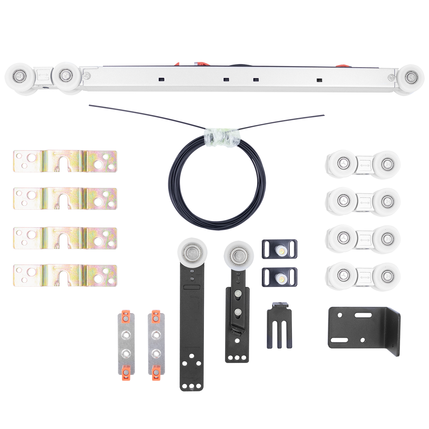SET-TS 3+1, комплект системы TS для раздвижных дверей на 4 полотна (3 подвижных и 1 стационарное) фото купить Новосибирск