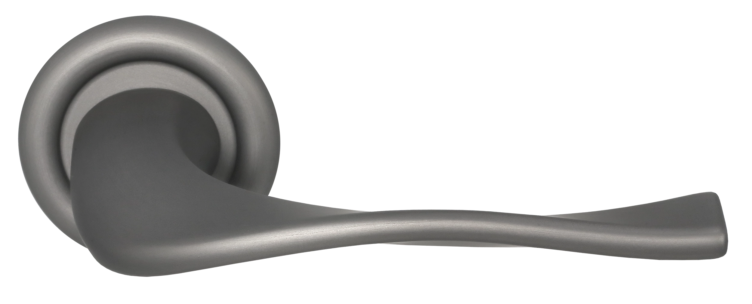 Ручка дверная SKYSCRAPER R7 WF на круглой розетке, цвет Зимняя стужа/Winter Frost фото купить Новосибирск