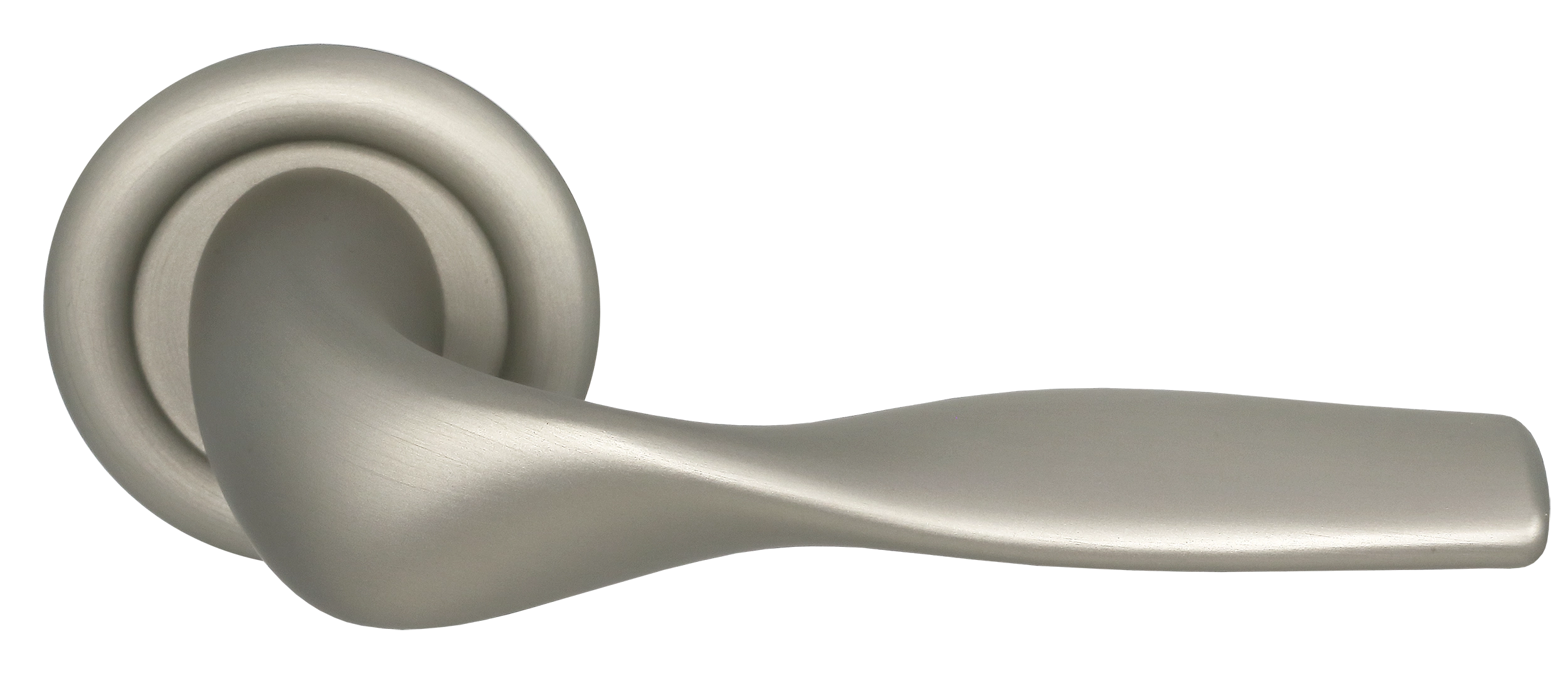 Ручка дверная LVB R7 SMI на круглой розетке, цвет Весенняя дымка/Spring Mist фото купить Новосибирск